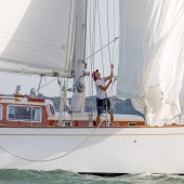 Kalea with Sanders Sails