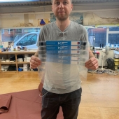 Adrian Butler helping out with some more PPE before heading to the frontline. #withlovex