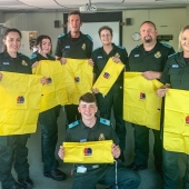 Scrub bags, south west ambulance service