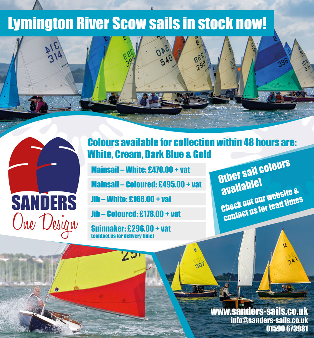Sanders Sails Scow sails now in stock!