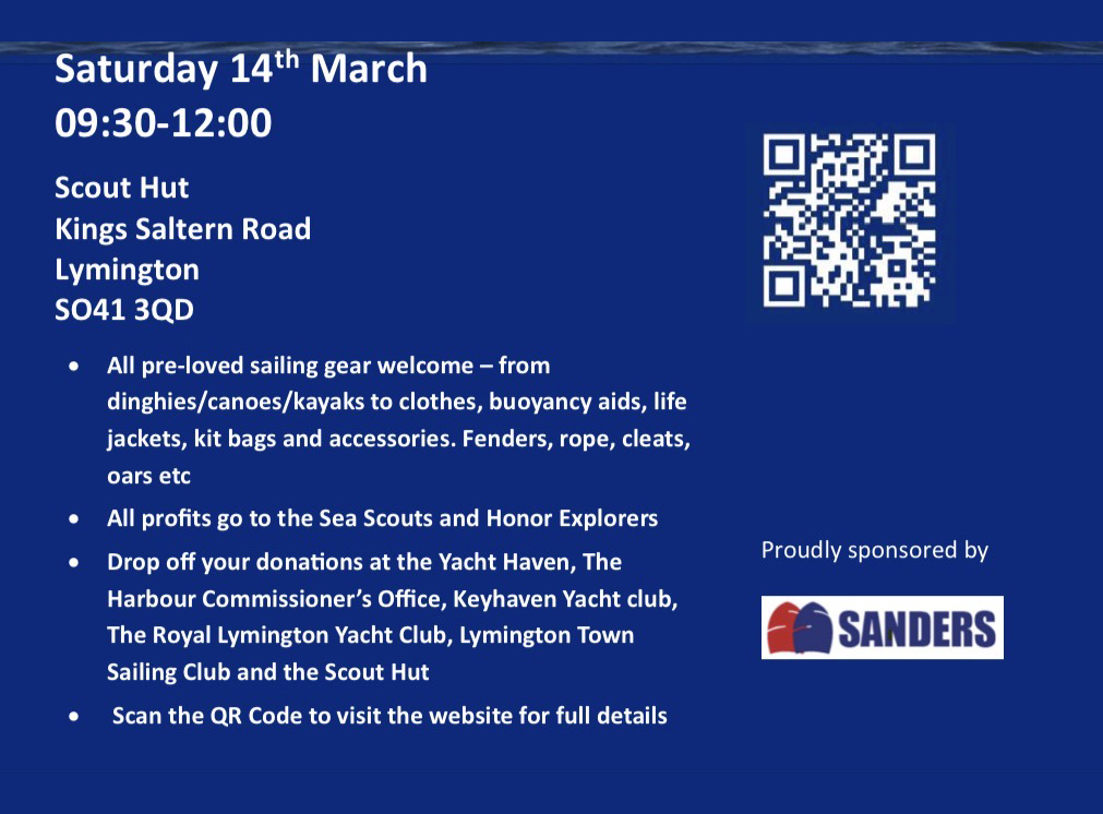 Sanders Sail Children In Need Salterns Sailing Club