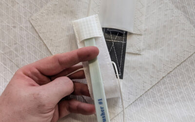 Vertical Velcro Batten Pocket